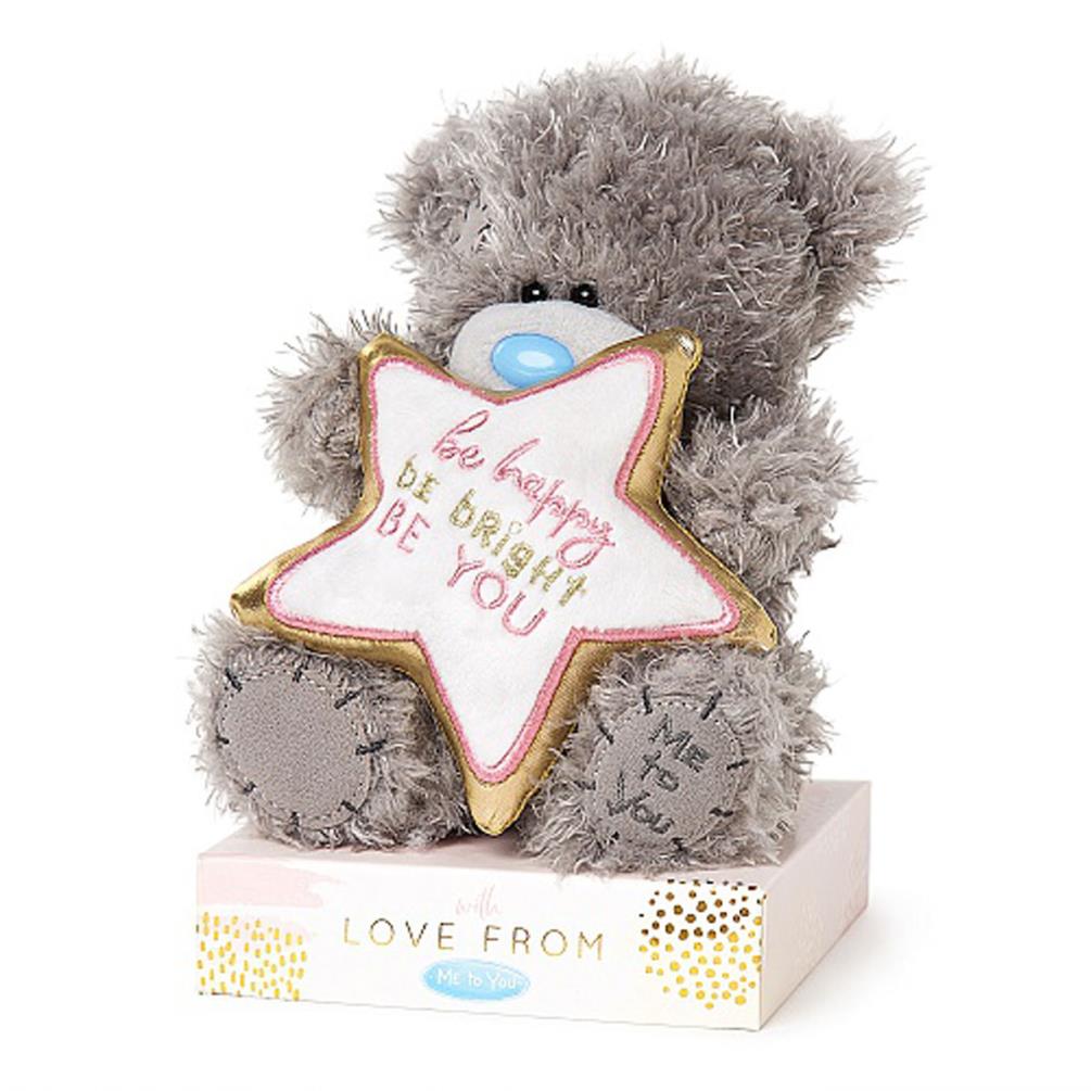 7" Be Happy Padded Star Me to You Bear Extra Image 1